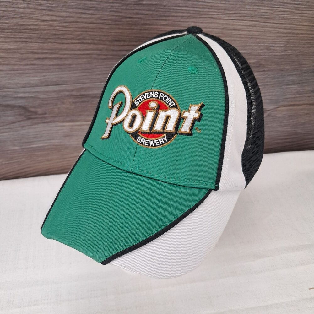 Point Brewery Beer Hat Adjustable Cap with Mesh Back Stevens Point WI USA